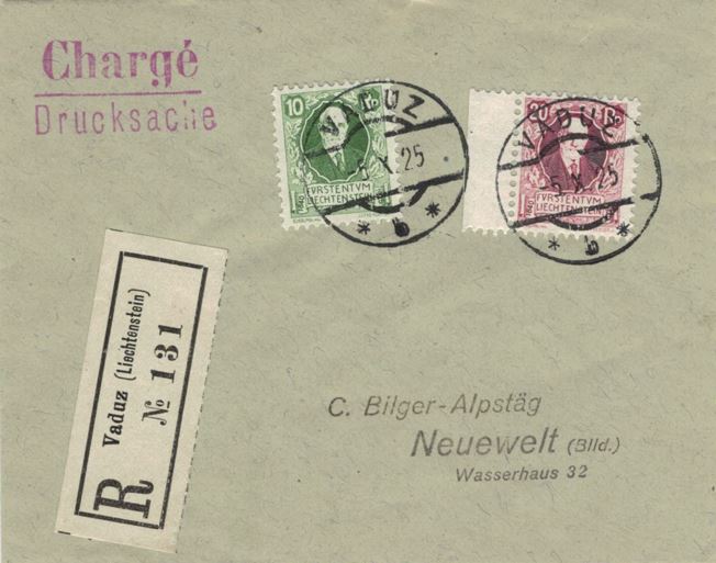 Ersttagsbrief 1925